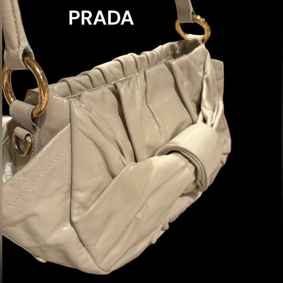Authentic PRADA  patent Leather satchel / crossbody - Picture 4 of 11